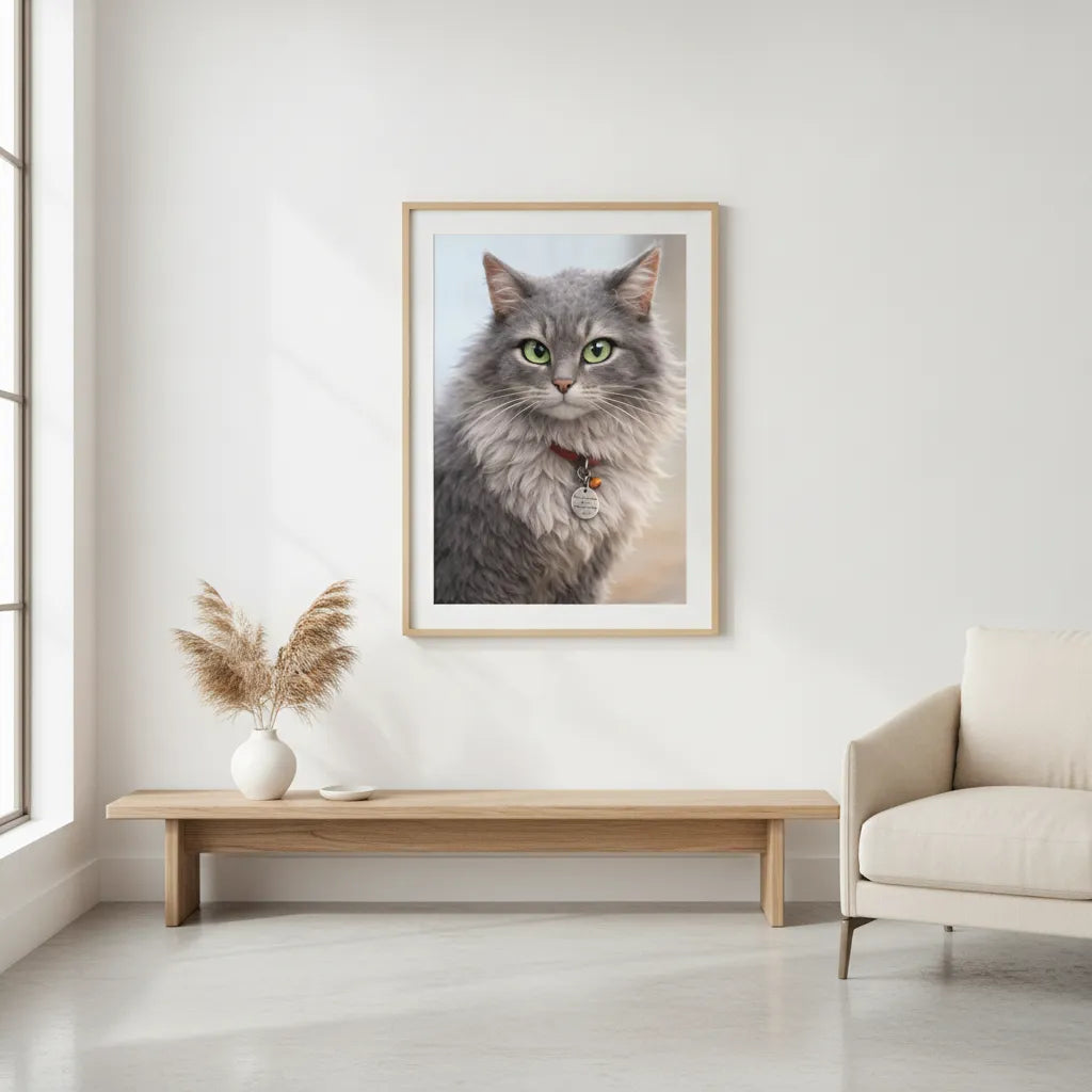 Premium Matte Paper Poster - 3D Art Style