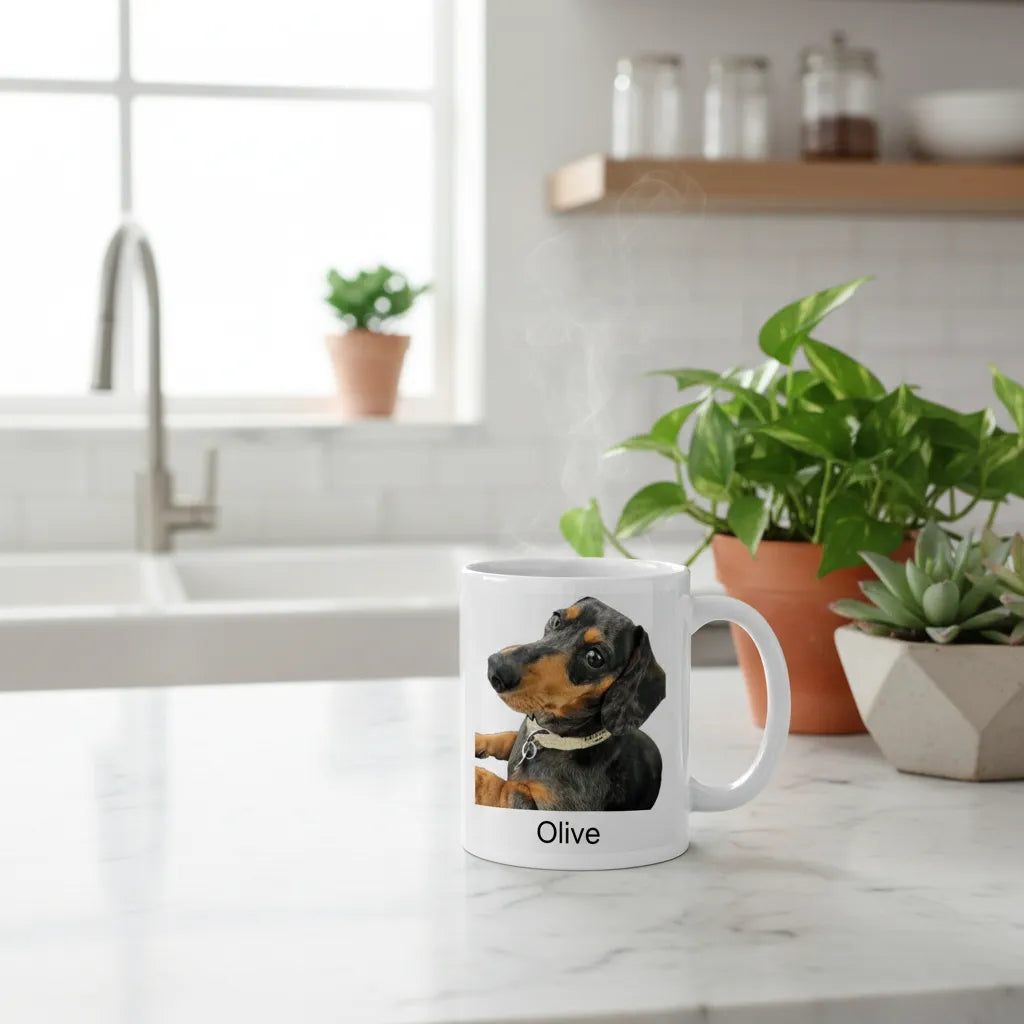 White Glossy Mug