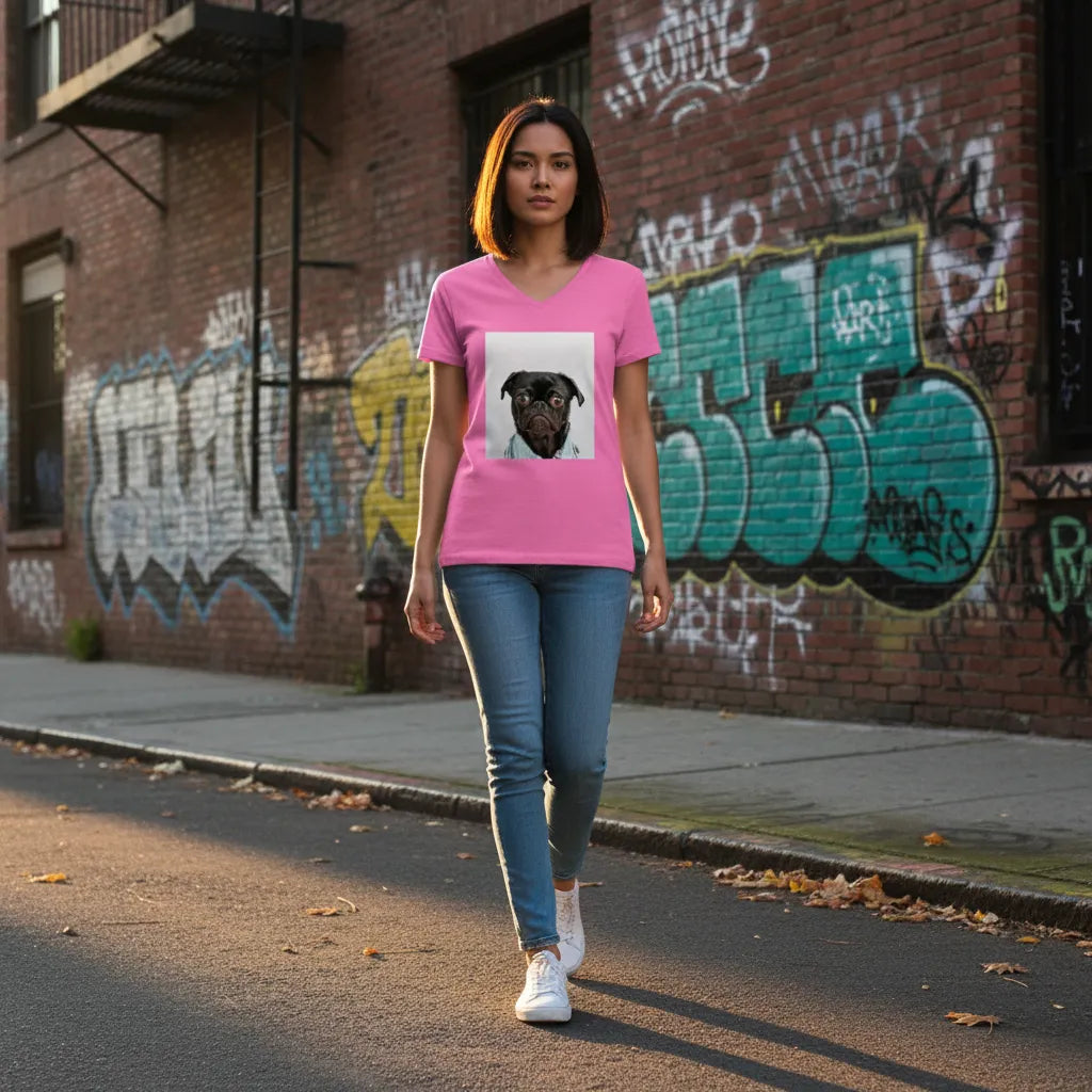 Ladies' V-Neck T-Shirt