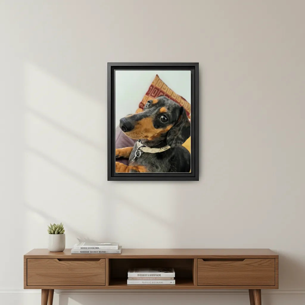 Matte Canvas, Framed (Multi-color)