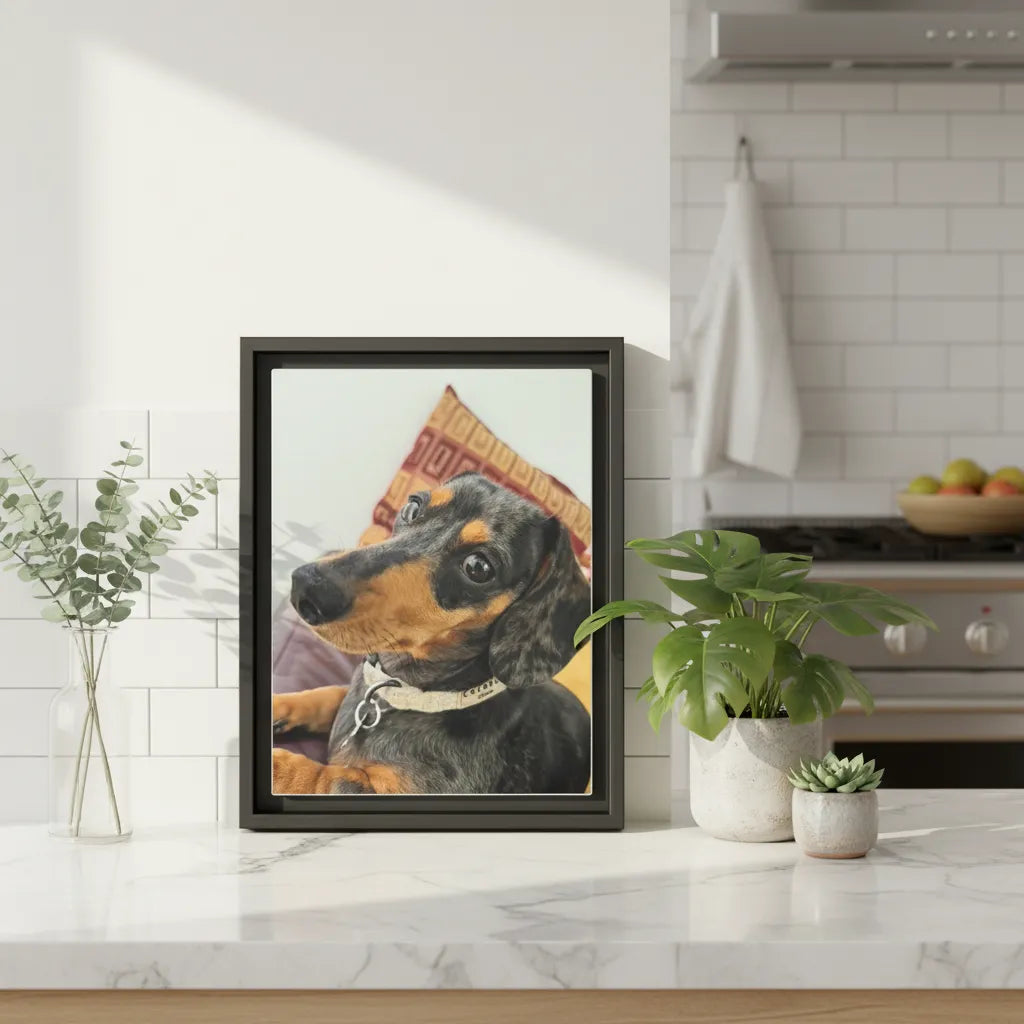 Matte Canvas, Framed (Multi-color)