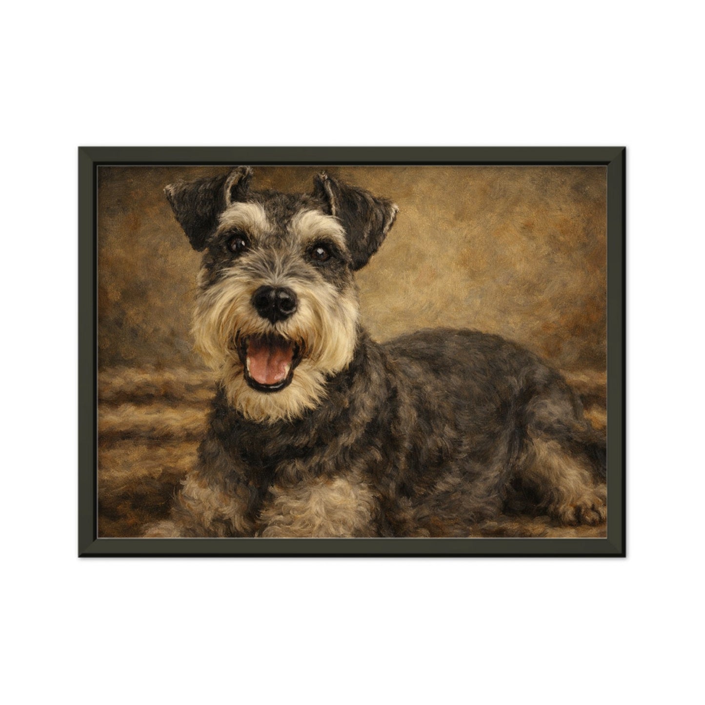 Personalised Glossy Paper Metal Framed Oill Painting Poster